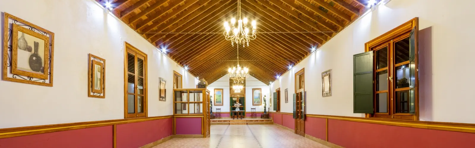 Salón de eventos de la Finca El Mocanal